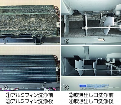 壁掛けエアコンクリーニング